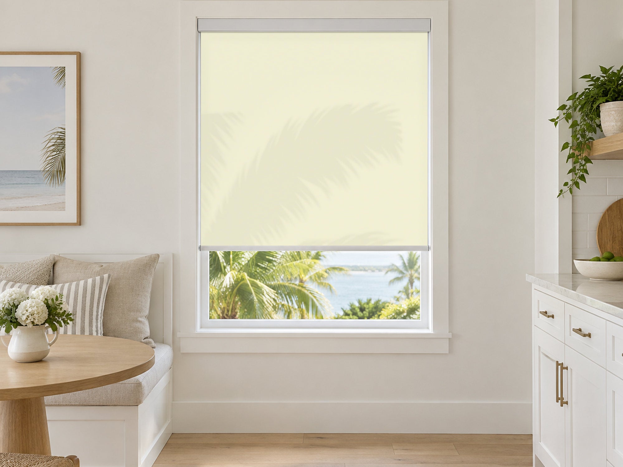 Marina Light Filtering installed in a finished room